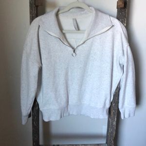 Athleta quarter zip sweatshirt